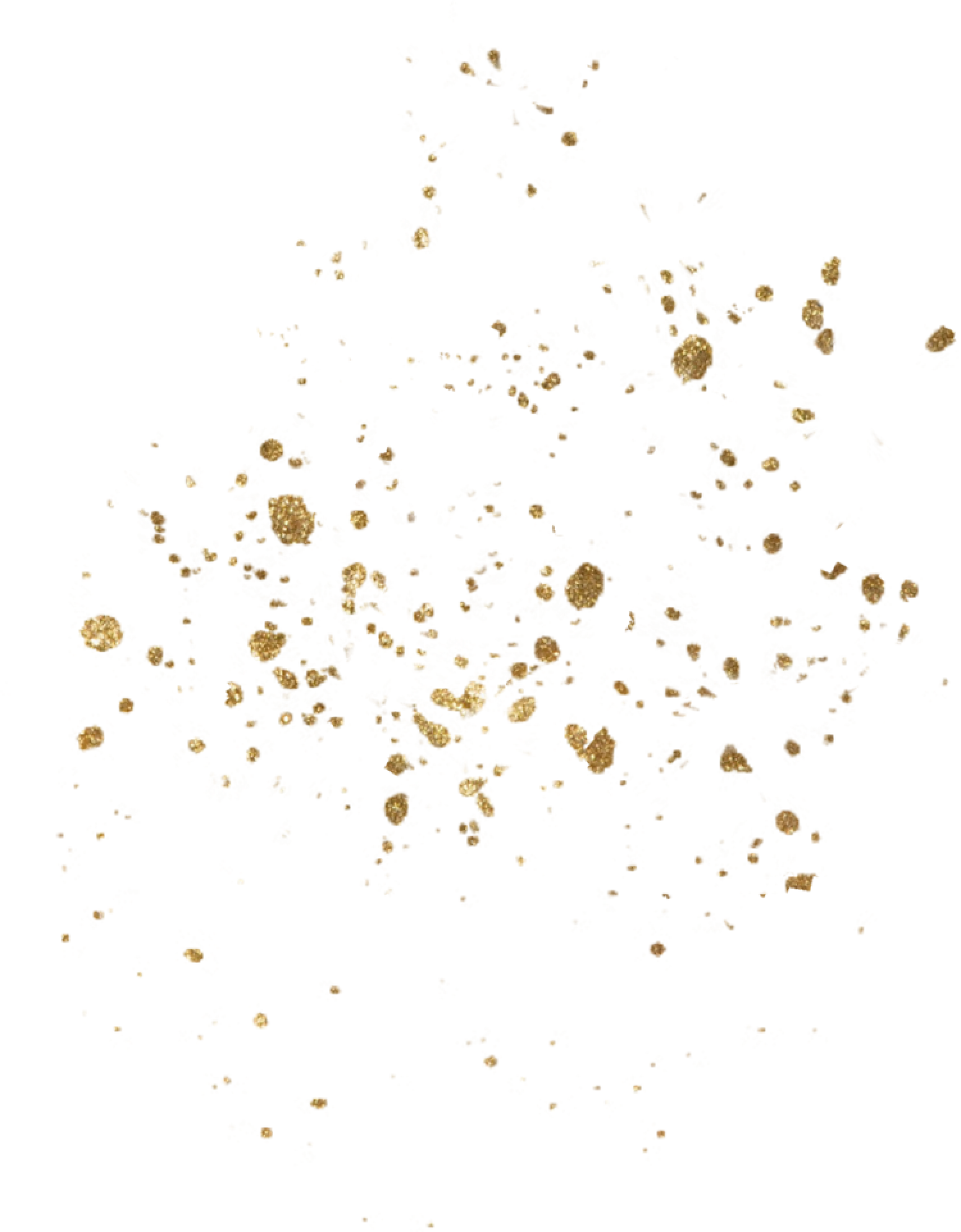Gold Splatter